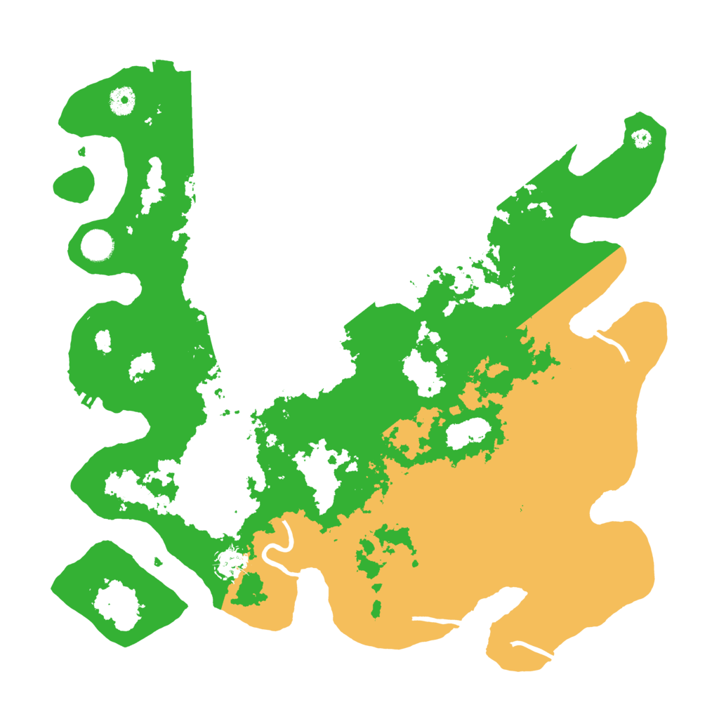 Biome Rust Map: Procedural Map, Size: 3950, Seed: 79765697