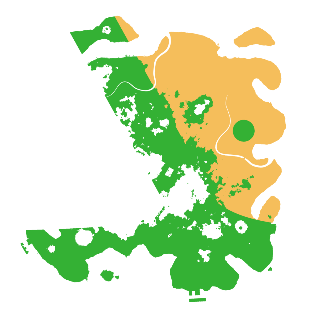 Biome Rust Map: Procedural Map, Size: 3800, Seed: 44375929
