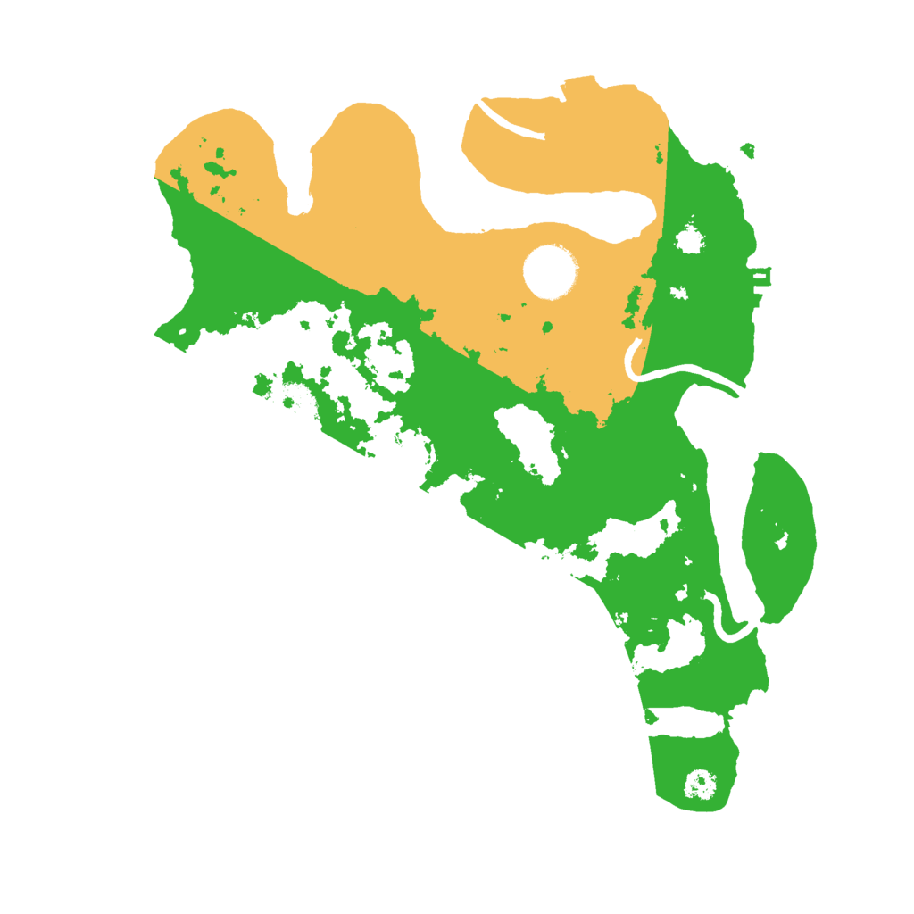 Biome Rust Map: Procedural Map, Size: 3000, Seed: 895057825