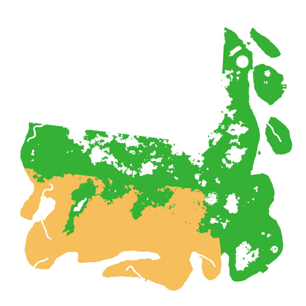 Biome Rust Map: Procedural Map, Size: 4400, Seed: 35705306