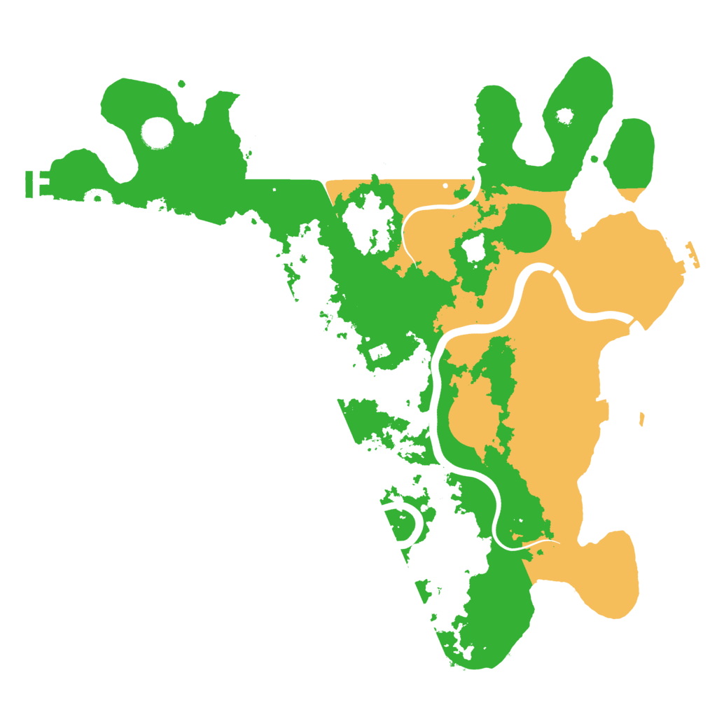 Biome Rust Map: Procedural Map, Size: 3950, Seed: 95982137