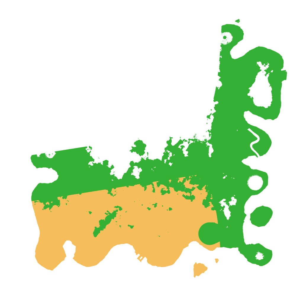 Biome Rust Map: Procedural Map, Size: 3550, Seed: 87971037