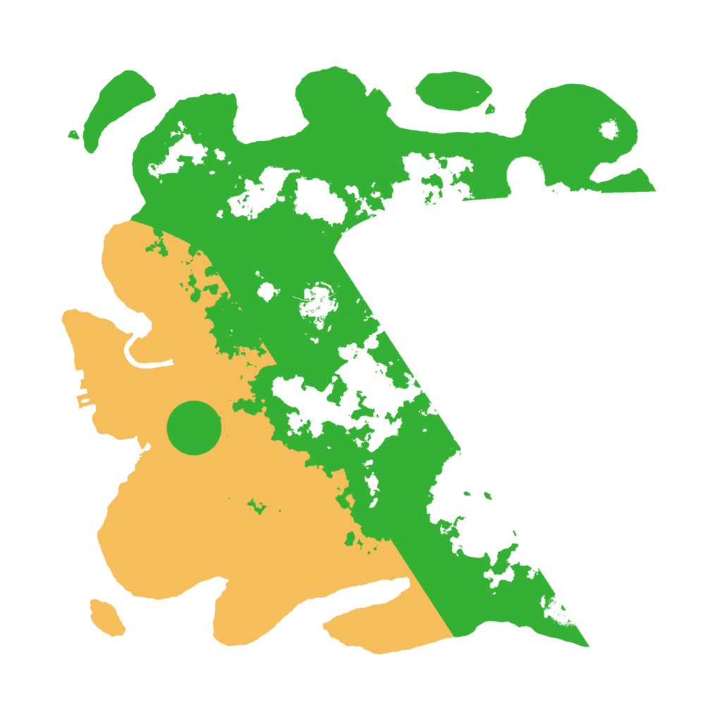 Biome Rust Map: Procedural Map, Size: 3500, Seed: 89853251