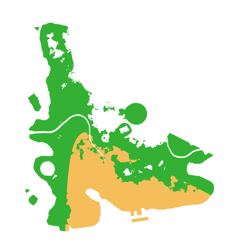 Biome Rust Map: Procedural Map, Size: 3000, Seed: 6159740