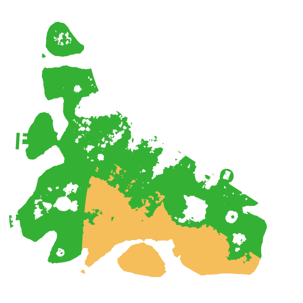 Biome Rust Map: Procedural Map, Size: 3700, Seed: 31040269