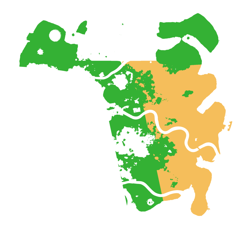 Biome Rust Map: Procedural Map, Size: 3650, Seed: 7053296
