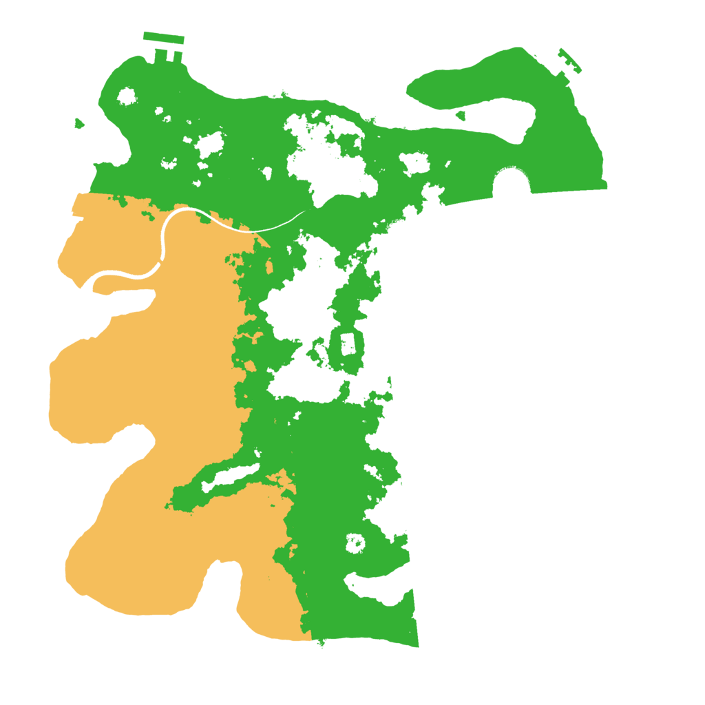 Biome Rust Map: Procedural Map, Size: 3500, Seed: 330412017