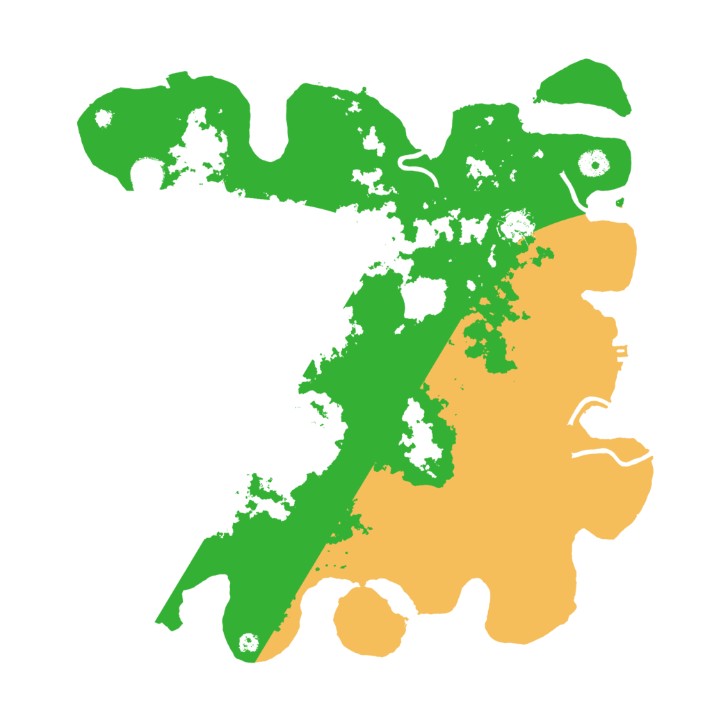Biome Rust Map: Procedural Map, Size: 3750, Seed: 91