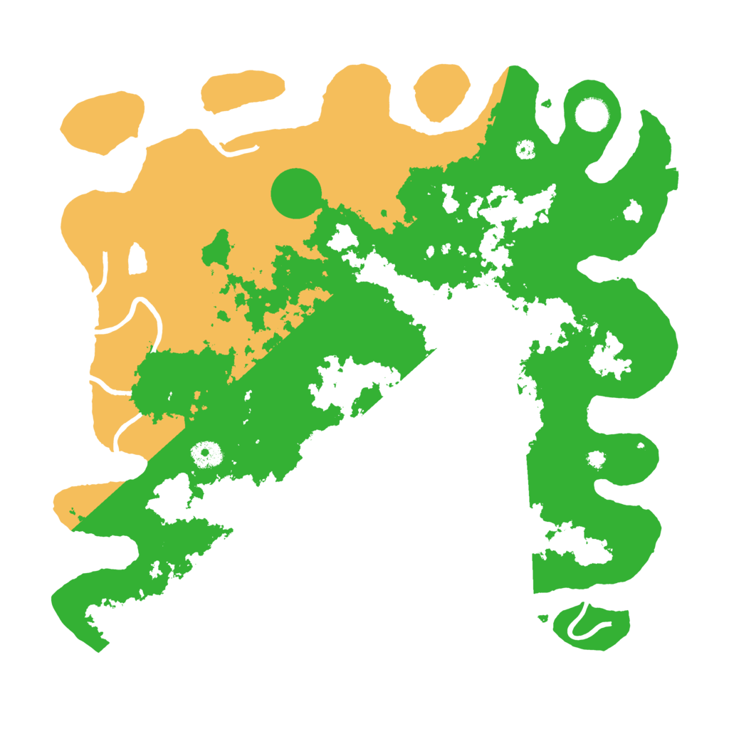Biome Rust Map: Procedural Map, Size: 3800, Seed: 14157703