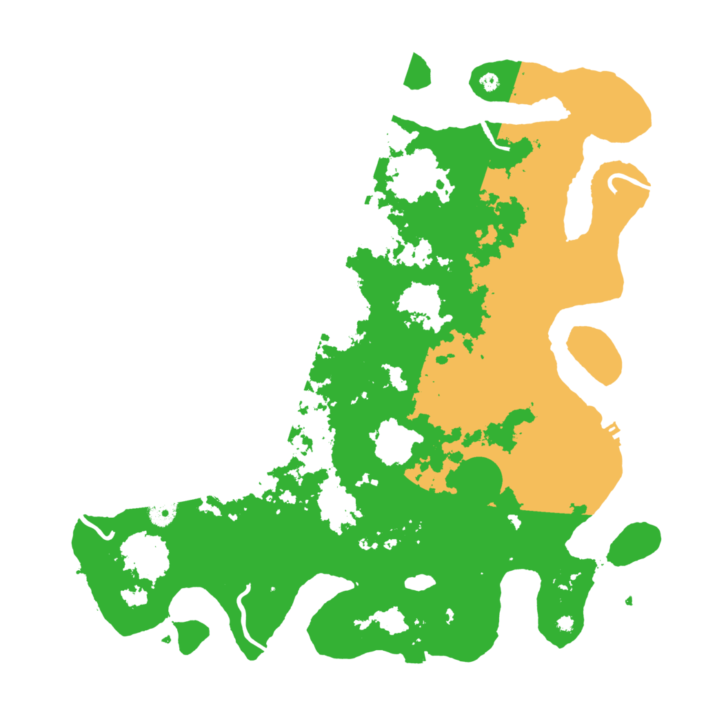 Biome Rust Map: Procedural Map, Size: 4000, Seed: 3116860