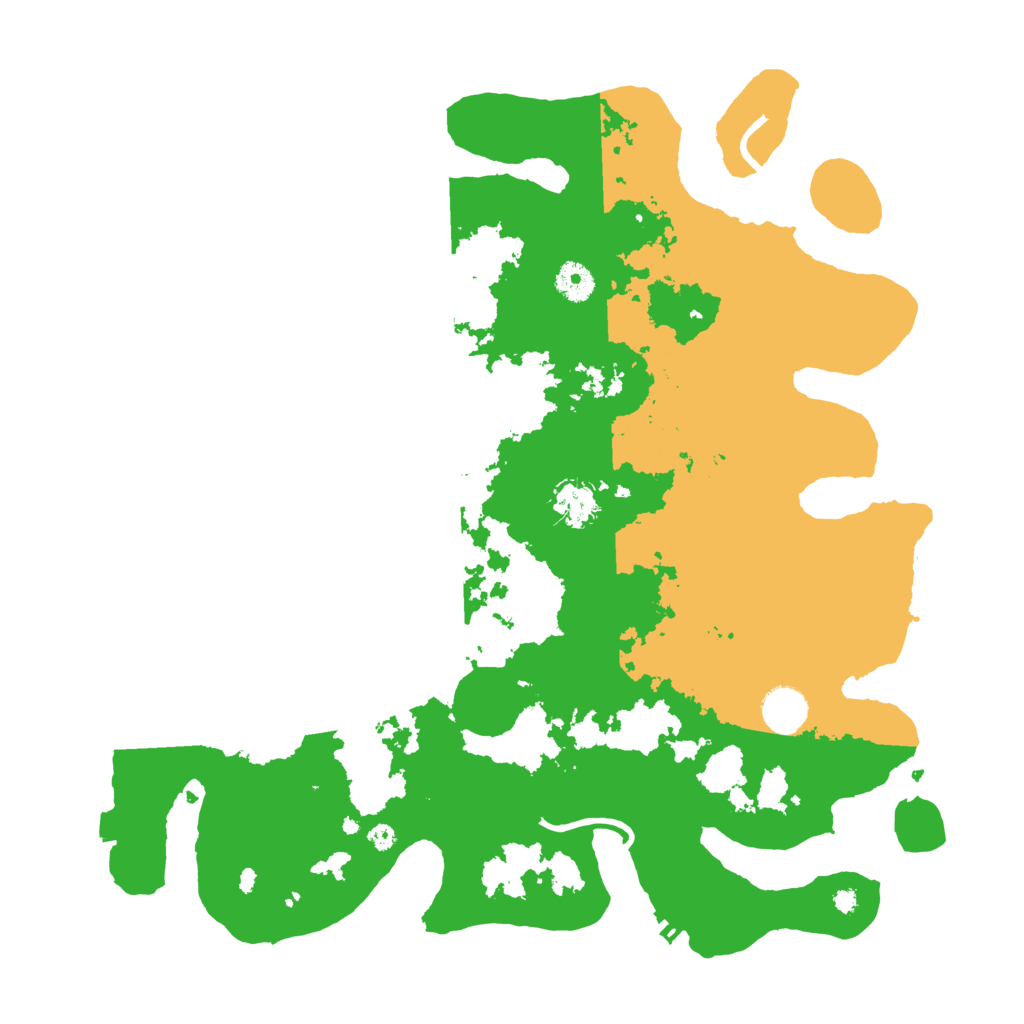 Biome Rust Map: Procedural Map, Size: 4000, Seed: 31811005