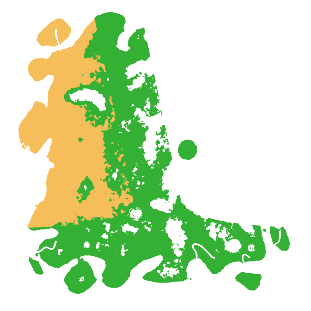 Biome Rust Map: Procedural Map, Size: 4400, Seed: 80503033