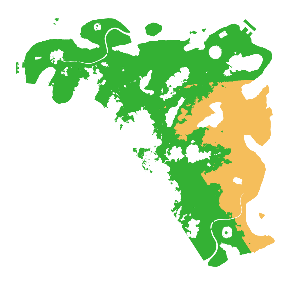 Biome Rust Map: Procedural Map, Size: 4000, Seed: 8761