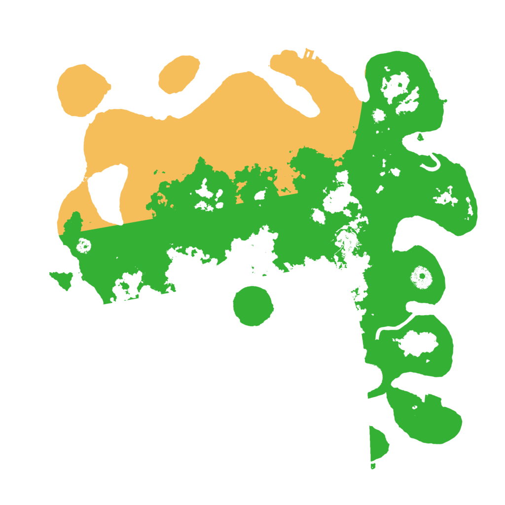 Biome Rust Map: Procedural Map, Size: 3550, Seed: 55291773