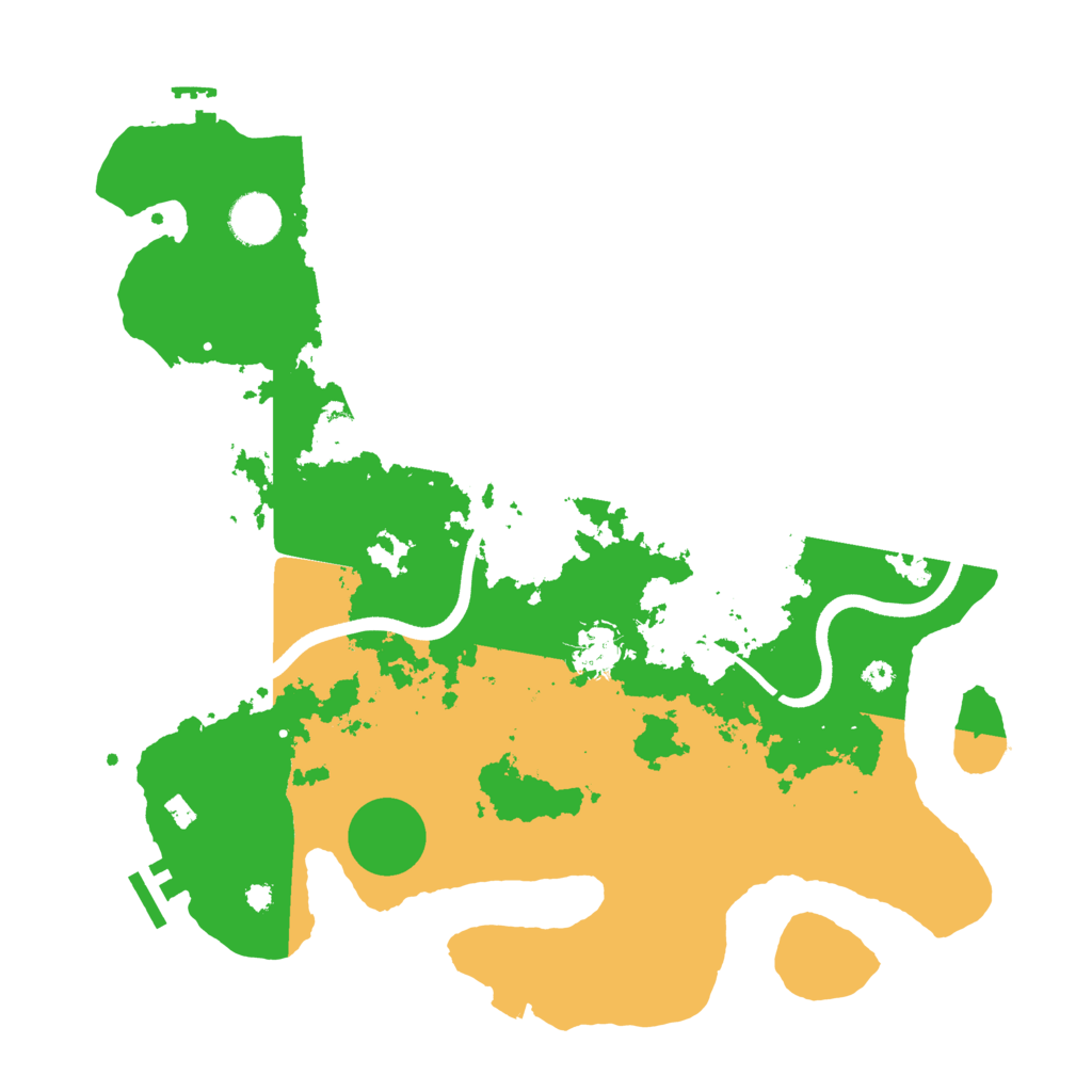 Biome Rust Map: Procedural Map, Size: 3700, Seed: 87960949