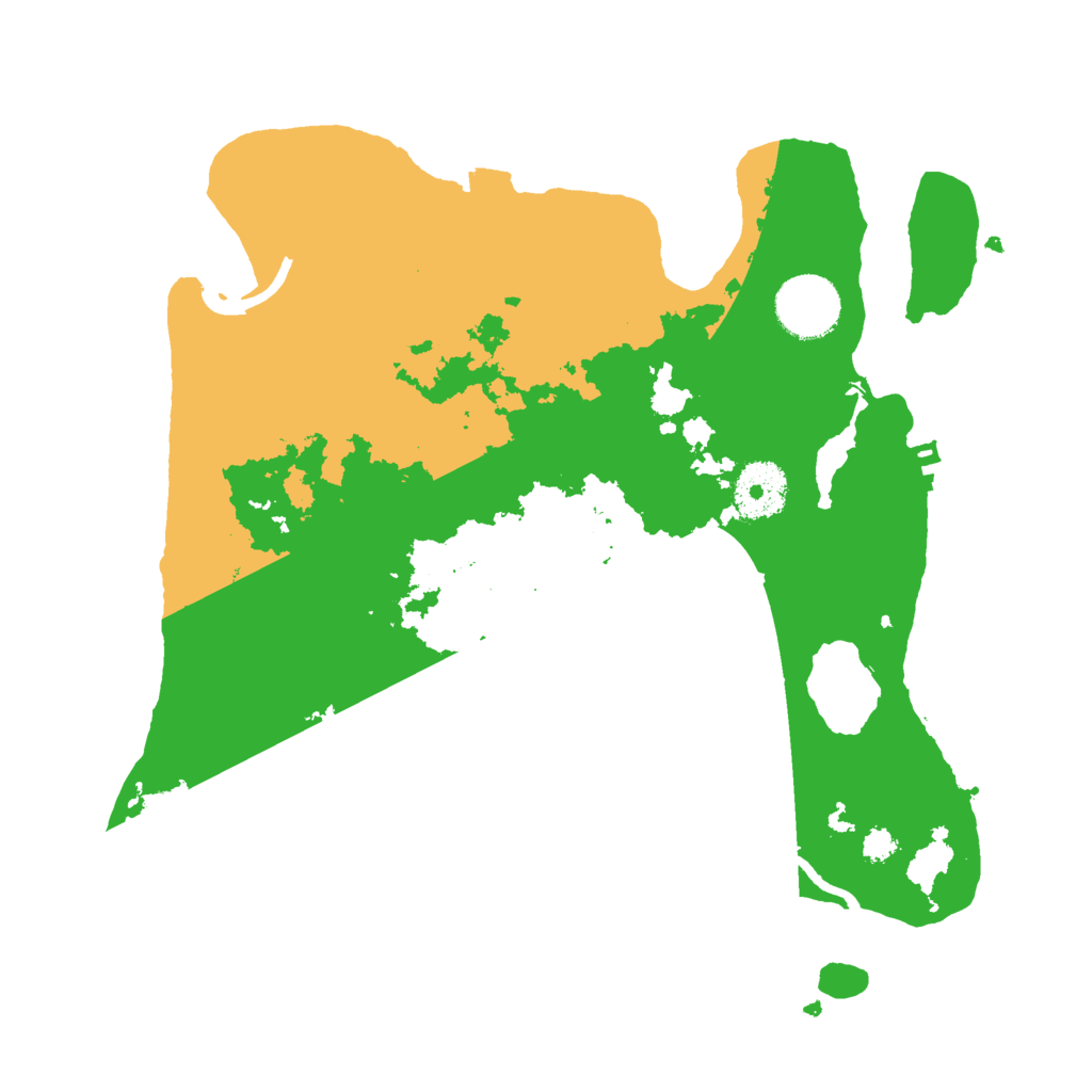 Biome Rust Map: Procedural Map, Size: 3000, Seed: 824061614