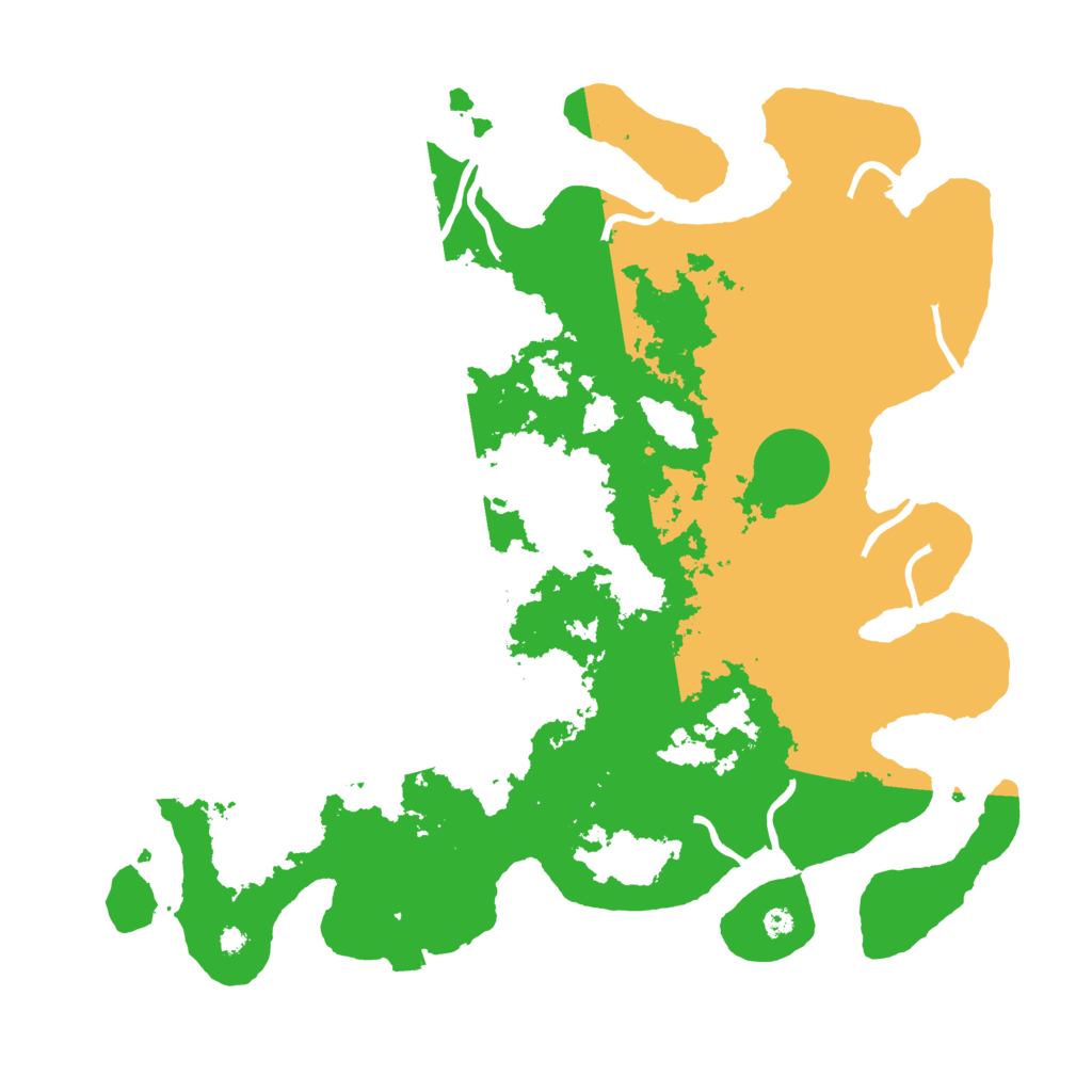 Biome Rust Map: Procedural Map, Size: 3800, Seed: 39557008