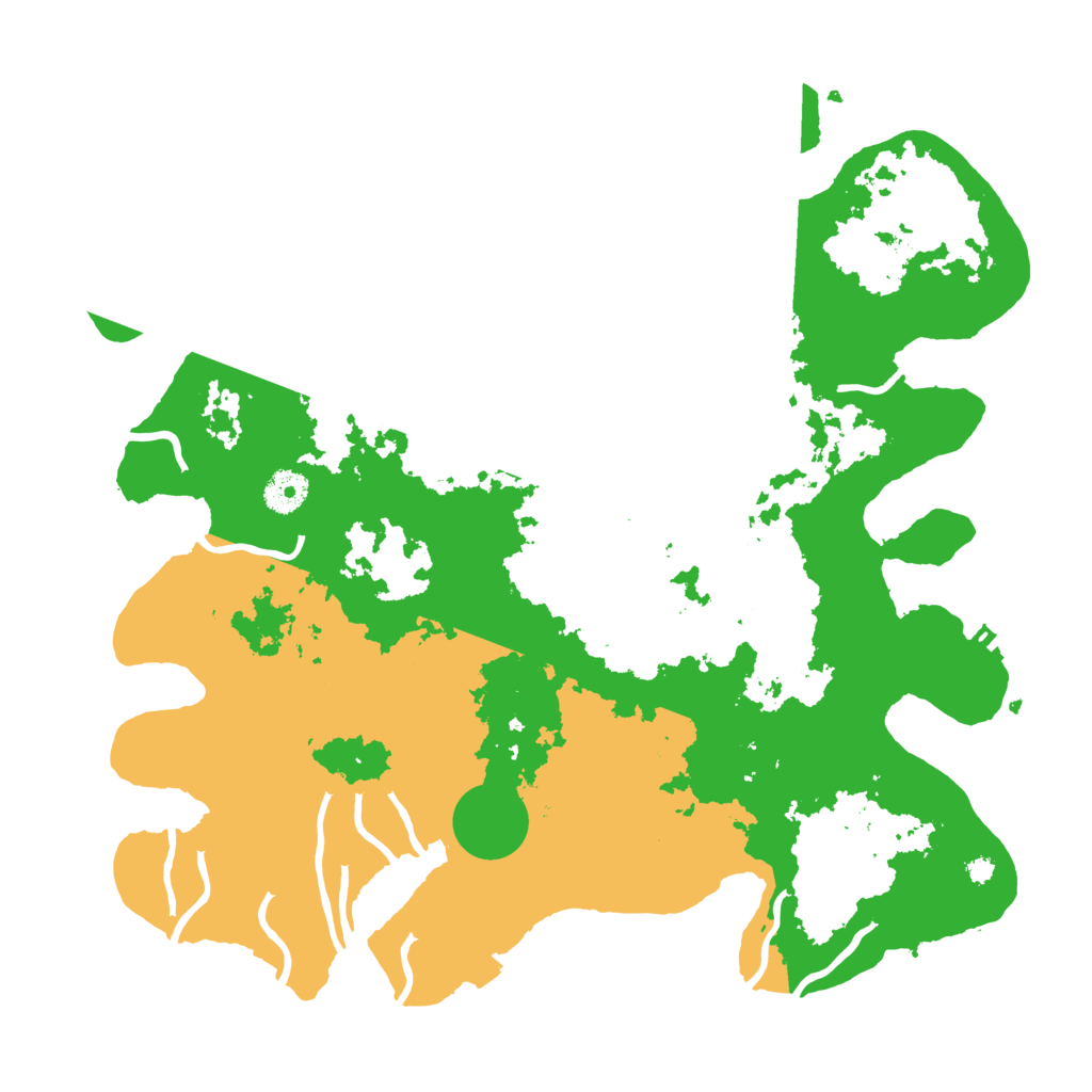 Biome Rust Map: Procedural Map, Size: 3800, Seed: 19793339