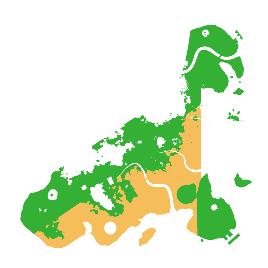 Biome Rust Map: Procedural Map, Size: 3800, Seed: 29564443
