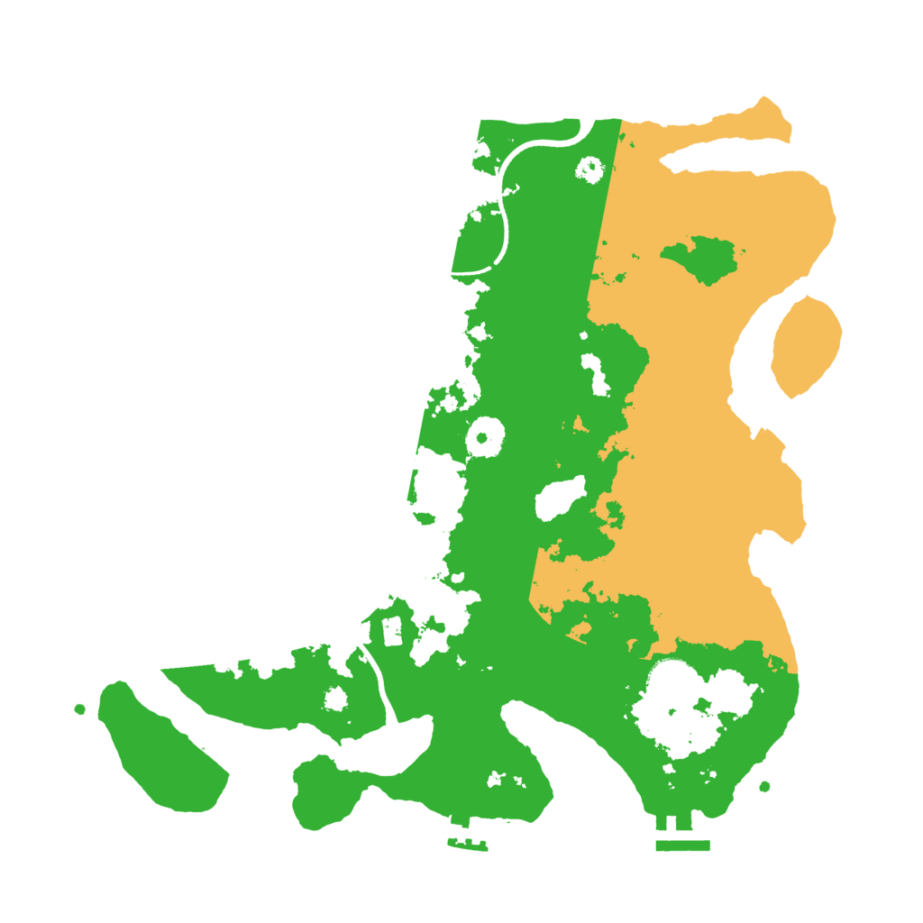 Biome Rust Map: Procedural Map, Size: 3450, Seed: 76723213