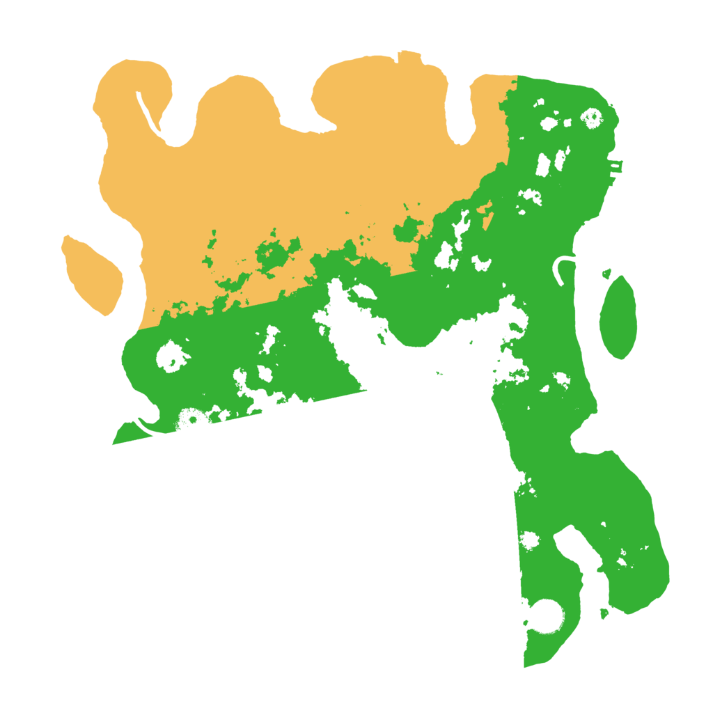 Biome Rust Map: Procedural Map, Size: 3600, Seed: 31269046