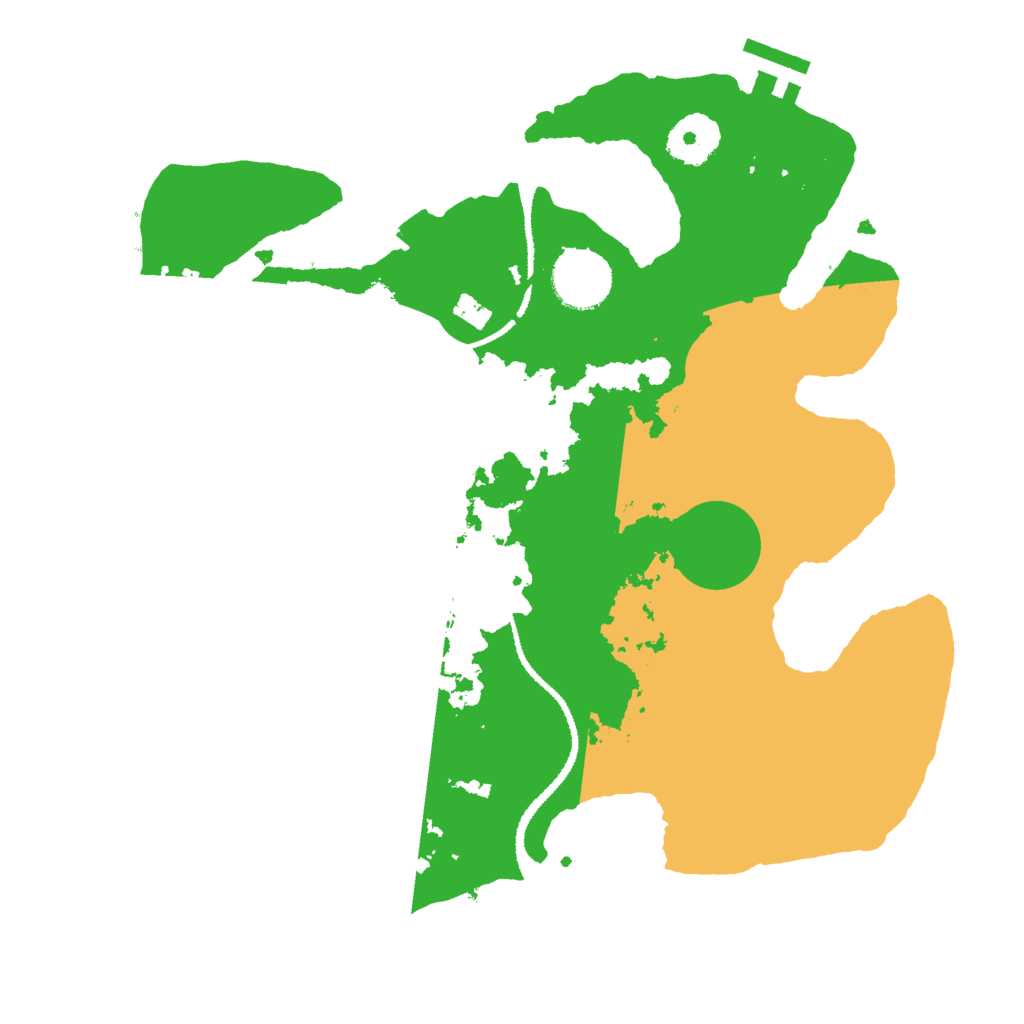 Biome Rust Map: Procedural Map, Size: 3050, Seed: 793722930