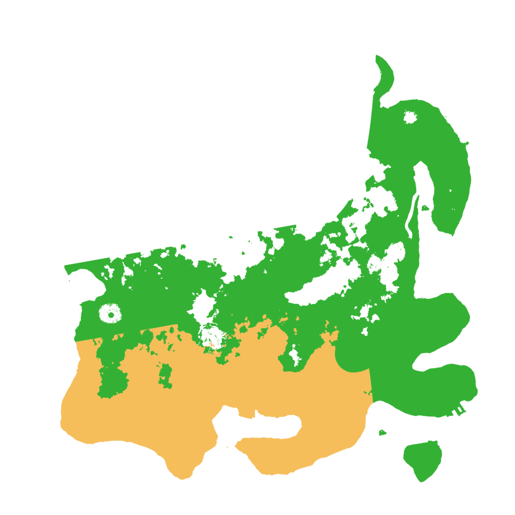 Biome Rust Map: Procedural Map, Size: 3650, Seed: 12623966