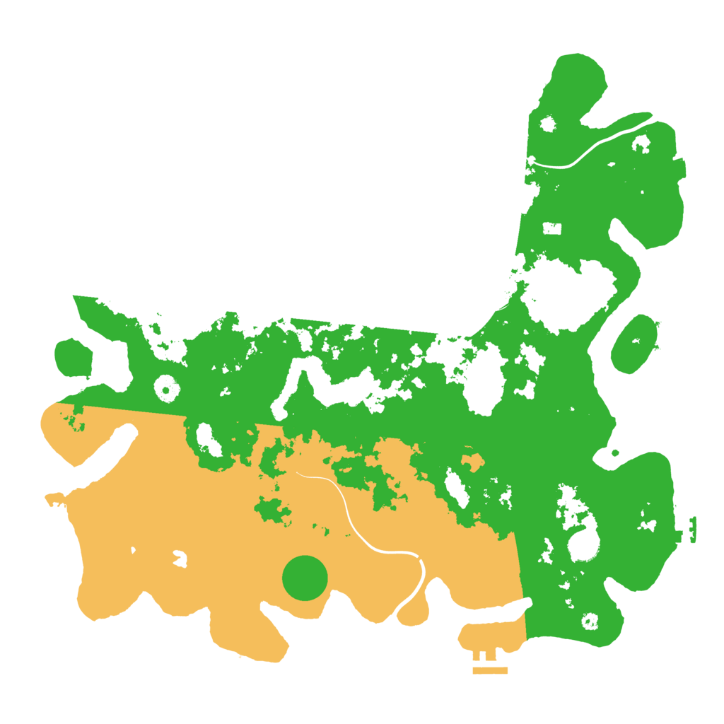 Biome Rust Map: Procedural Map, Size: 4200, Seed: 9878856