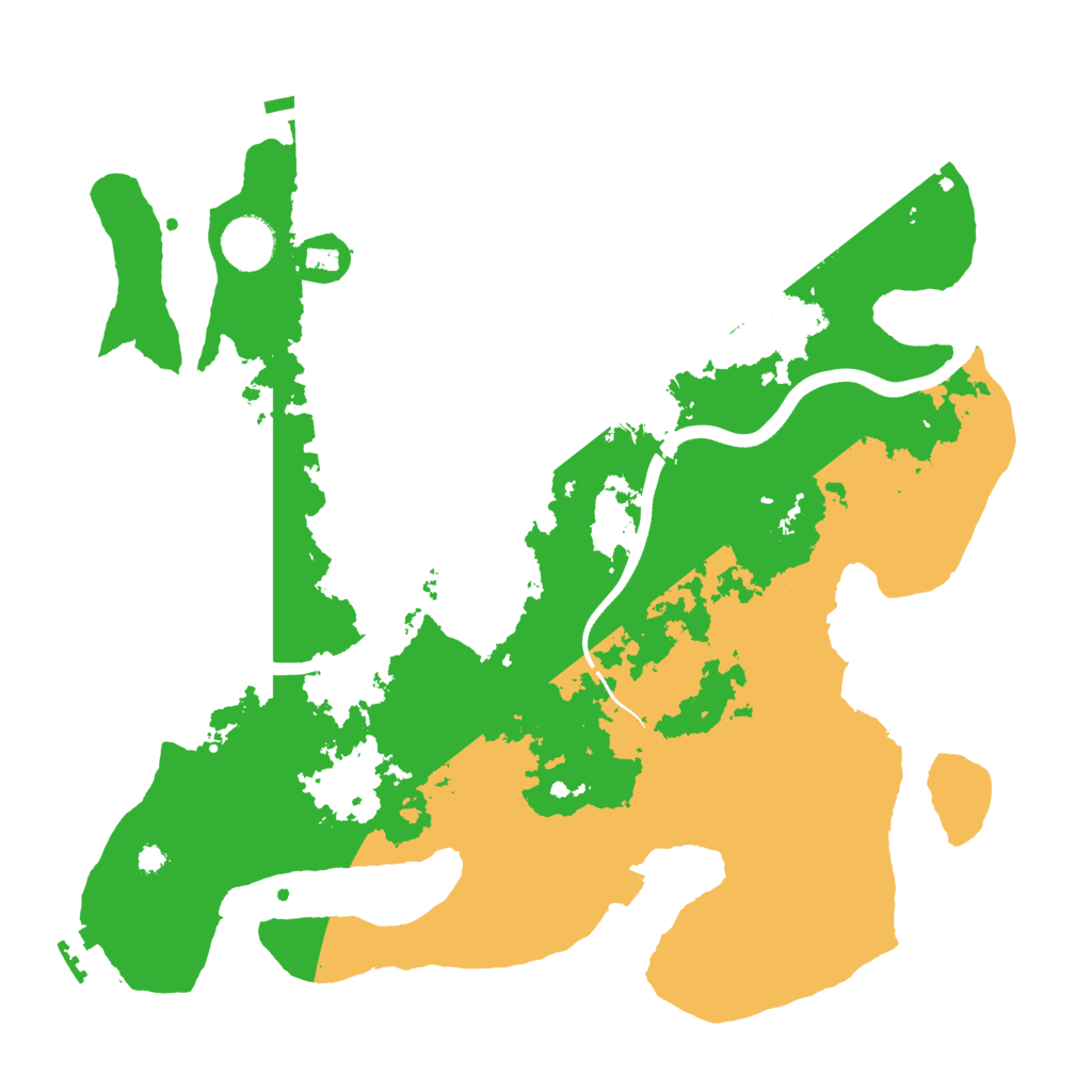 Biome Rust Map: Procedural Map, Size: 3600, Seed: 84176425