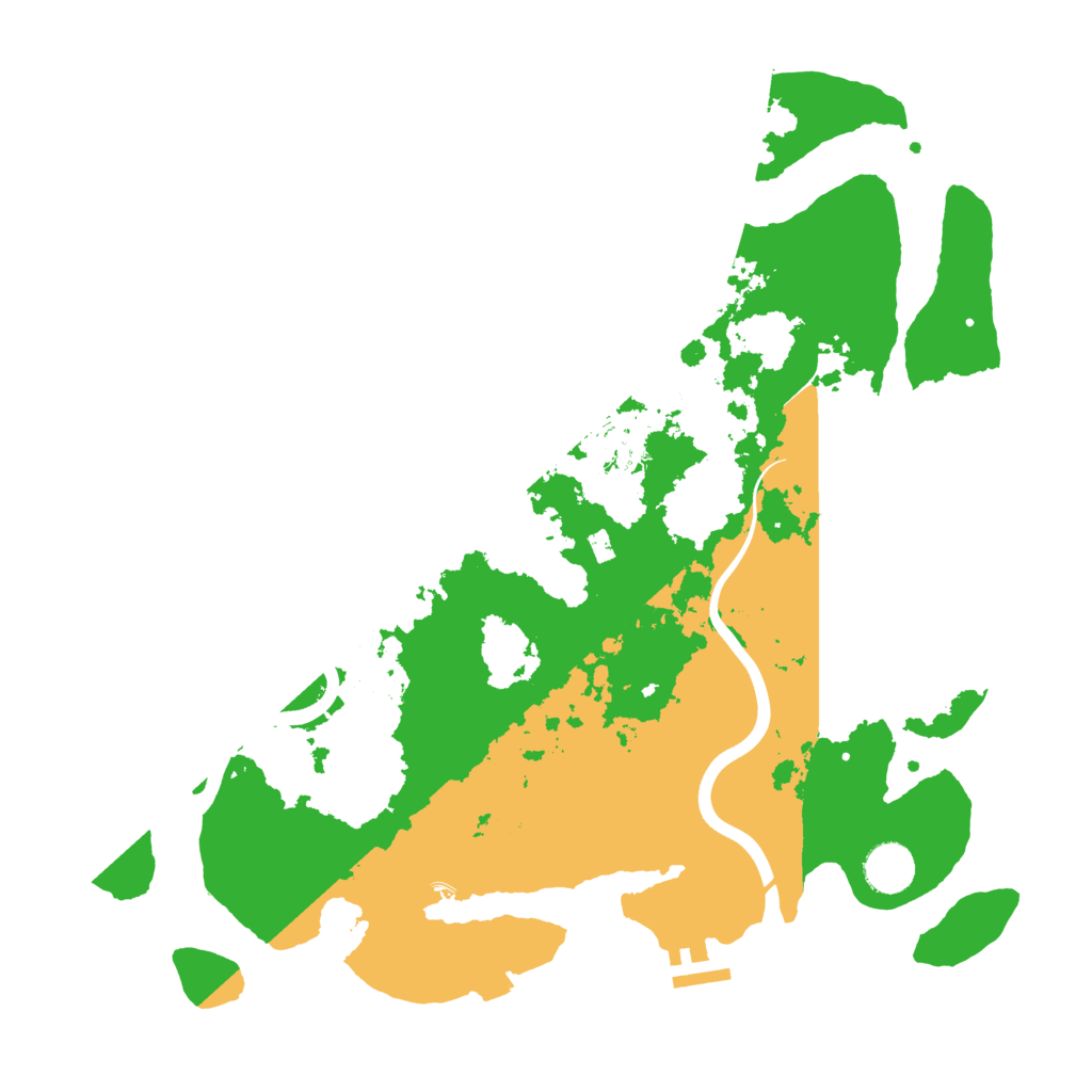 Biome Rust Map: Procedural Map, Size: 3800, Seed: 44912103