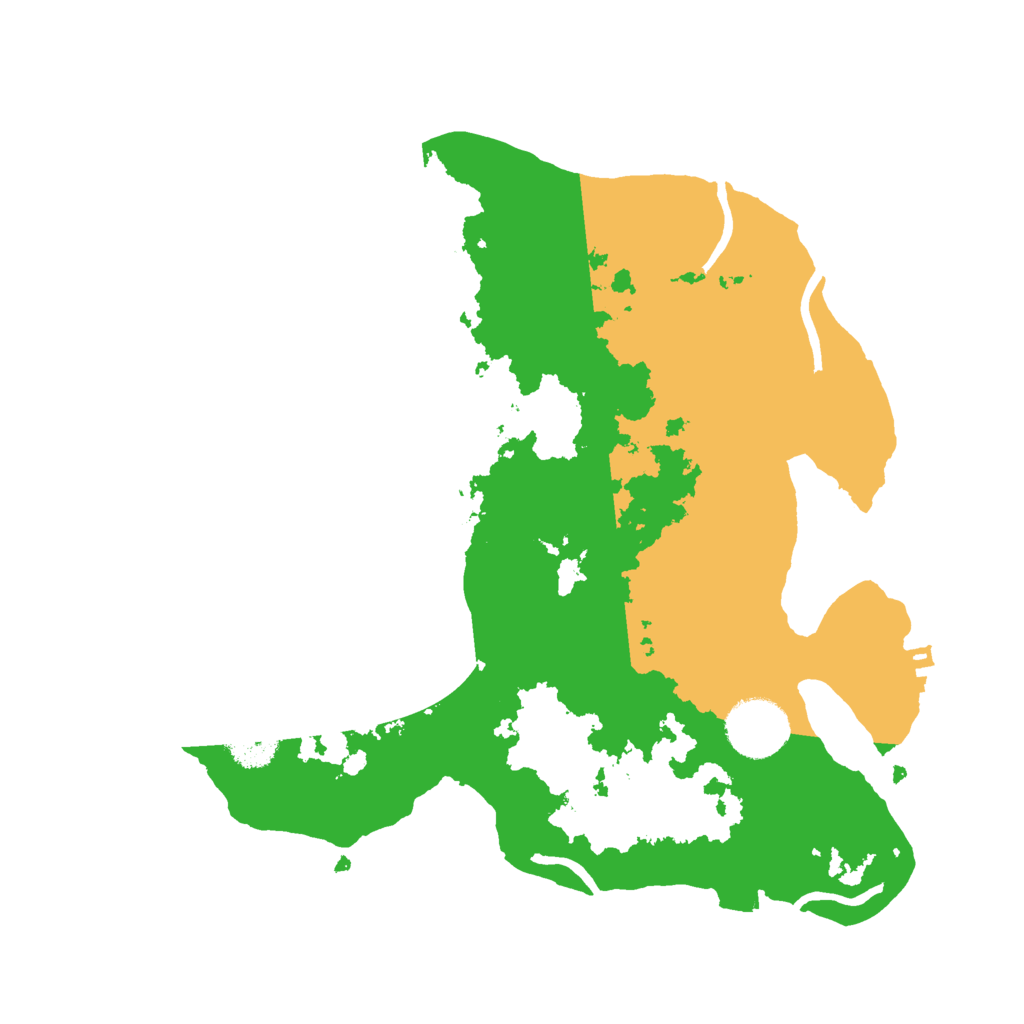 Biome Rust Map: Procedural Map, Size: 3000, Seed: 1053306133