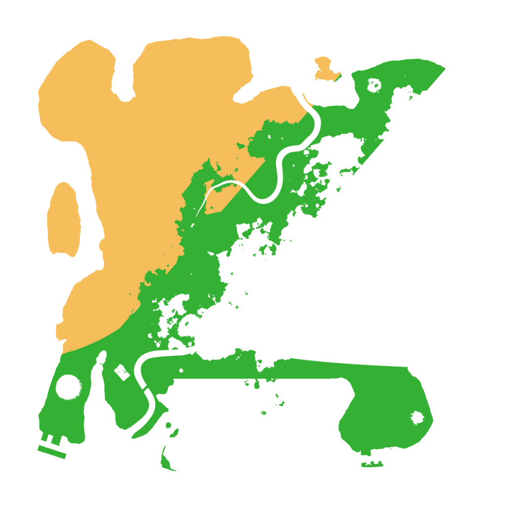 Biome Rust Map: Procedural Map, Size: 3550, Seed: 37579133
