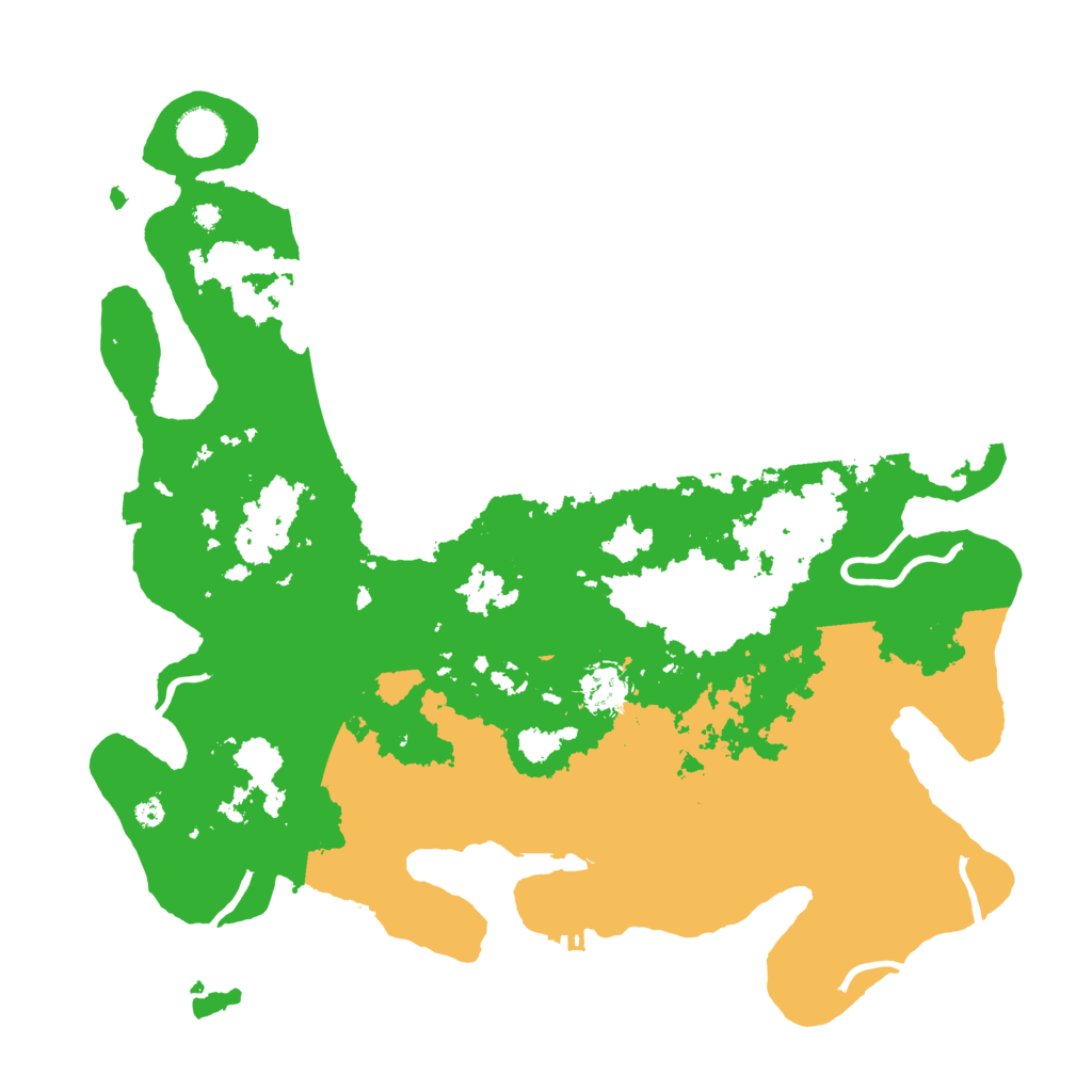 Biome Rust Map: Procedural Map, Size: 3900, Seed: 77215492
