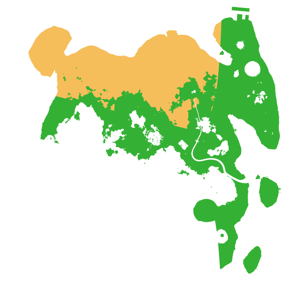 Biome Rust Map: Procedural Map, Size: 3450, Seed: 15044463