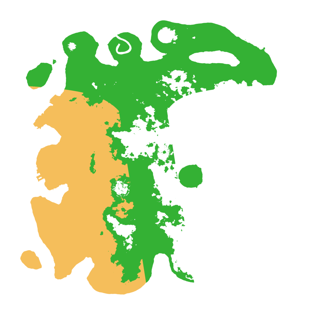 Biome Rust Map: Procedural Map, Size: 3700, Seed: 94315175