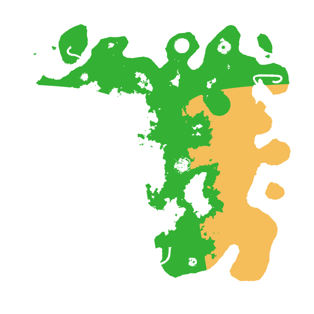 Biome Rust Map: Procedural Map, Size: 3700, Seed: 68929991