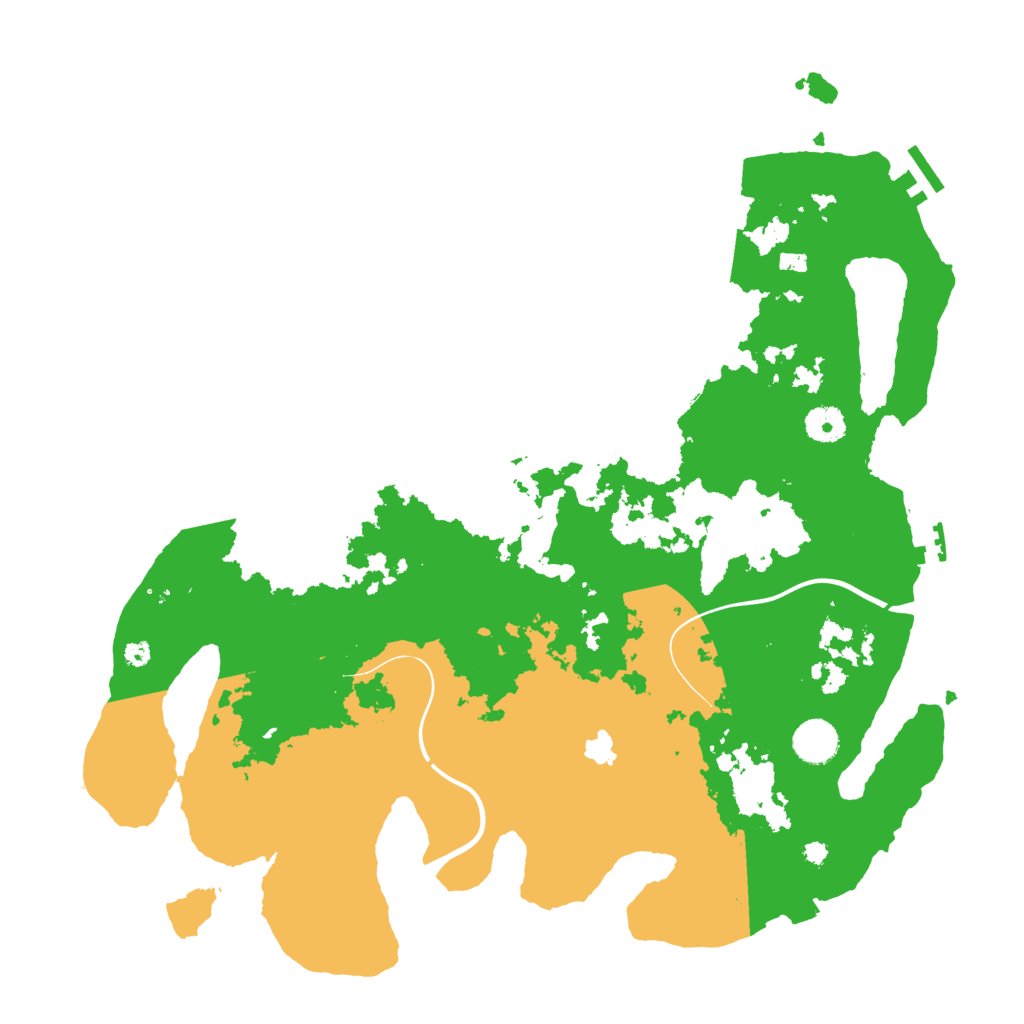 Biome Rust Map: Procedural Map, Size: 4000, Seed: 108284