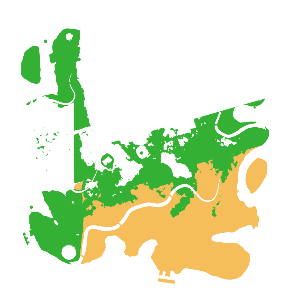 Biome Rust Map: Procedural Map, Size: 3600, Seed: 5042533