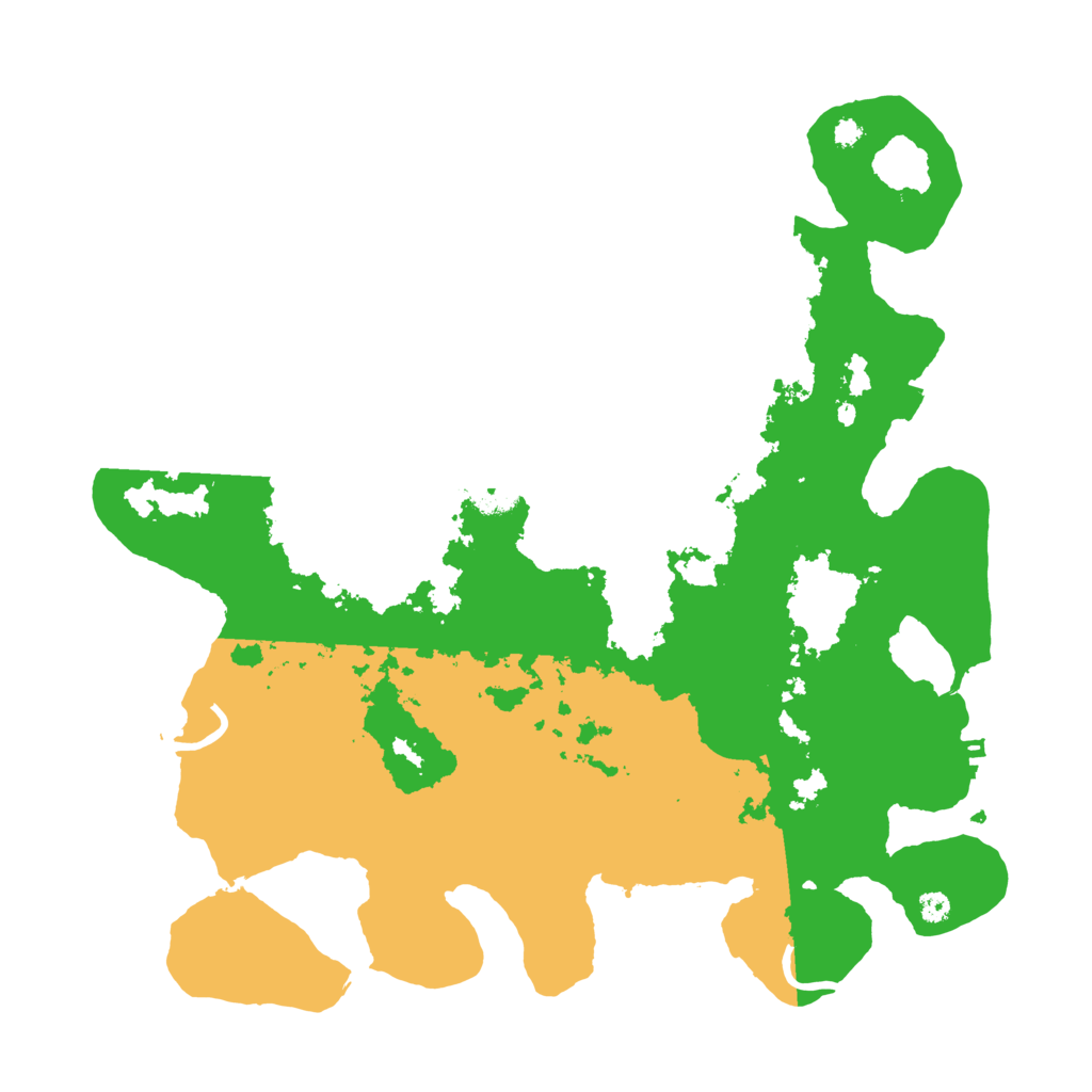 Biome Rust Map: Procedural Map, Size: 3650, Seed: 84024757