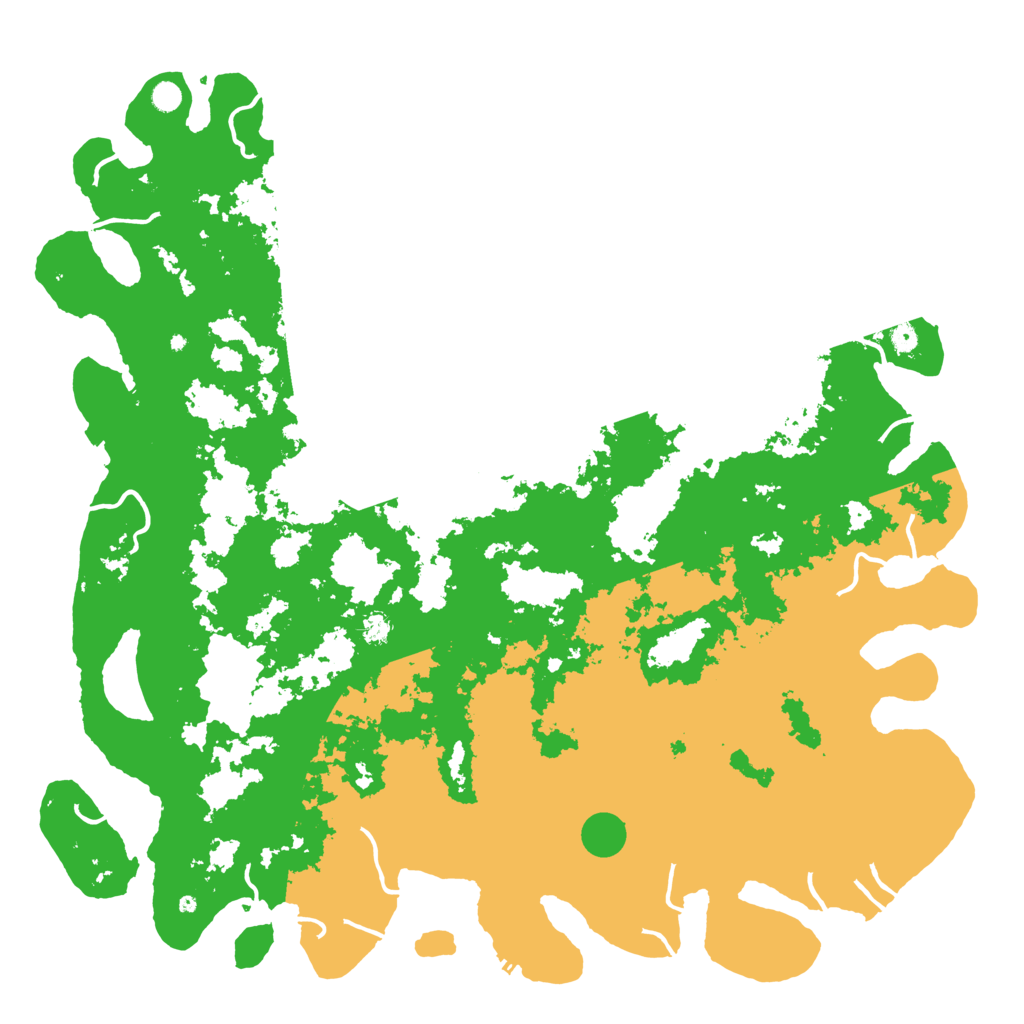 Biome Rust Map: Procedural Map, Size: 6000, Seed: 2095657718