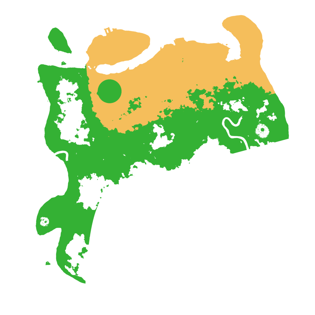 Biome Rust Map: Procedural Map, Size: 3500, Seed: 1216412210