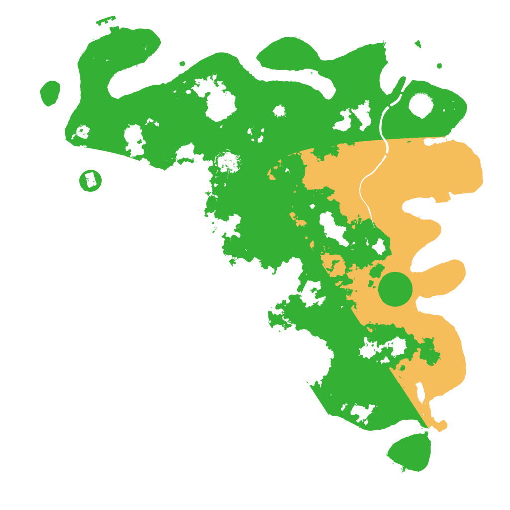 Biome Rust Map: Procedural Map, Size: 3900, Seed: 72576850