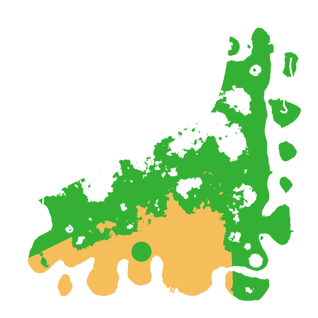 Biome Rust Map: Procedural Map, Size: 4200, Seed: 24242424