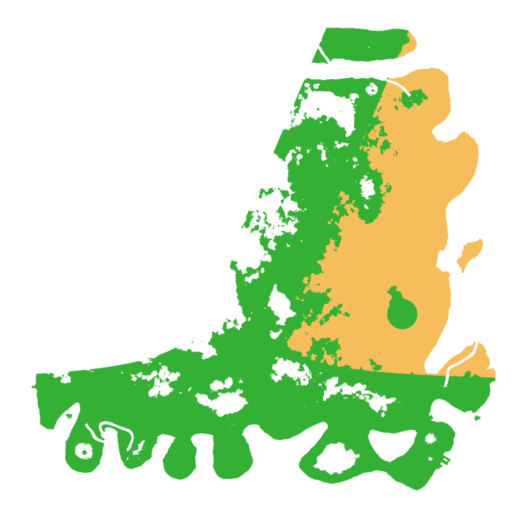 Biome Rust Map: Procedural Map, Size: 4500, Seed: 702231678