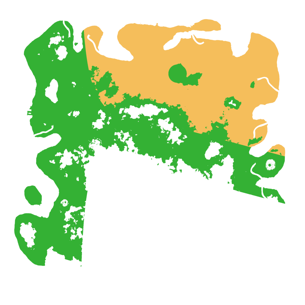 Biome Rust Map: Procedural Map, Size: 4400, Seed: 95538998