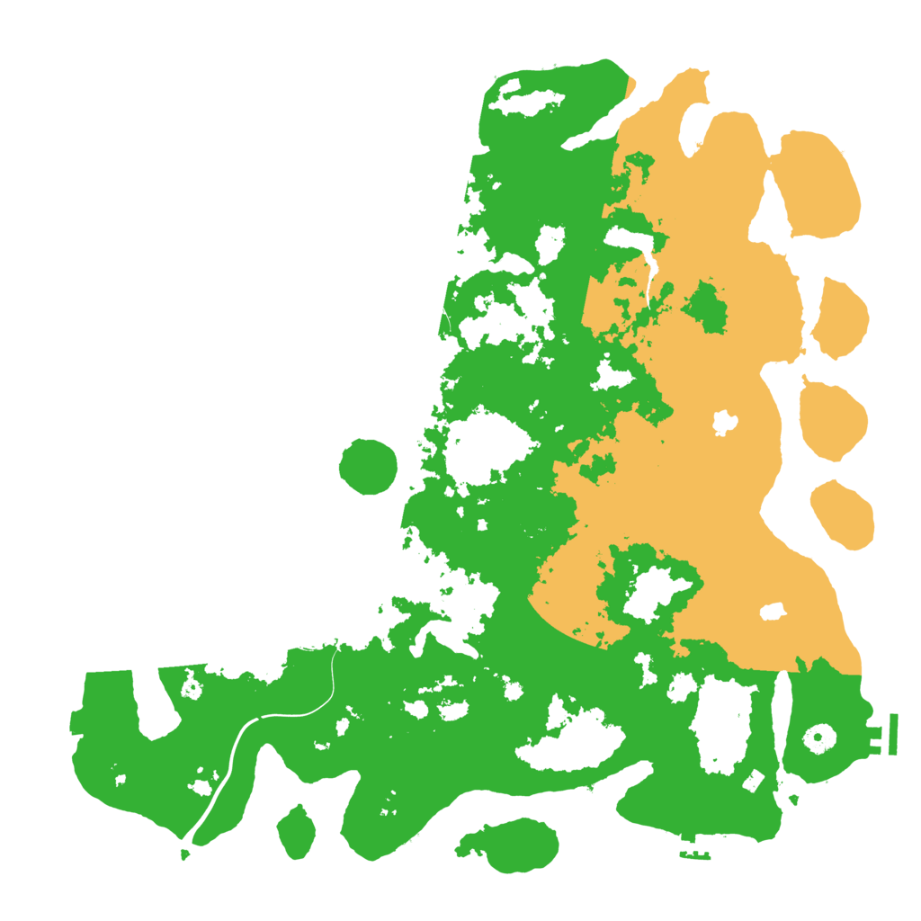 Biome Rust Map: Procedural Map, Size: 4500, Seed: 372730236