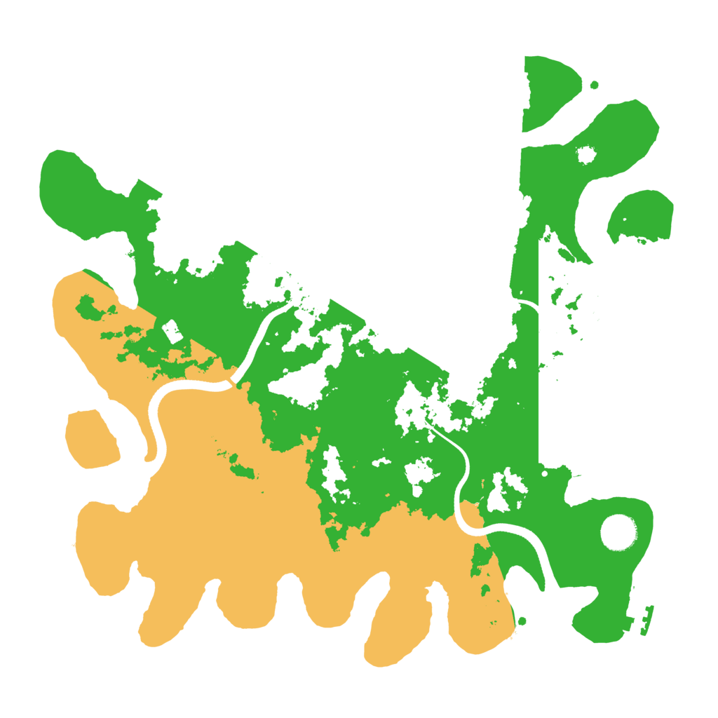 Biome Rust Map: Procedural Map, Size: 3500, Seed: 25228837