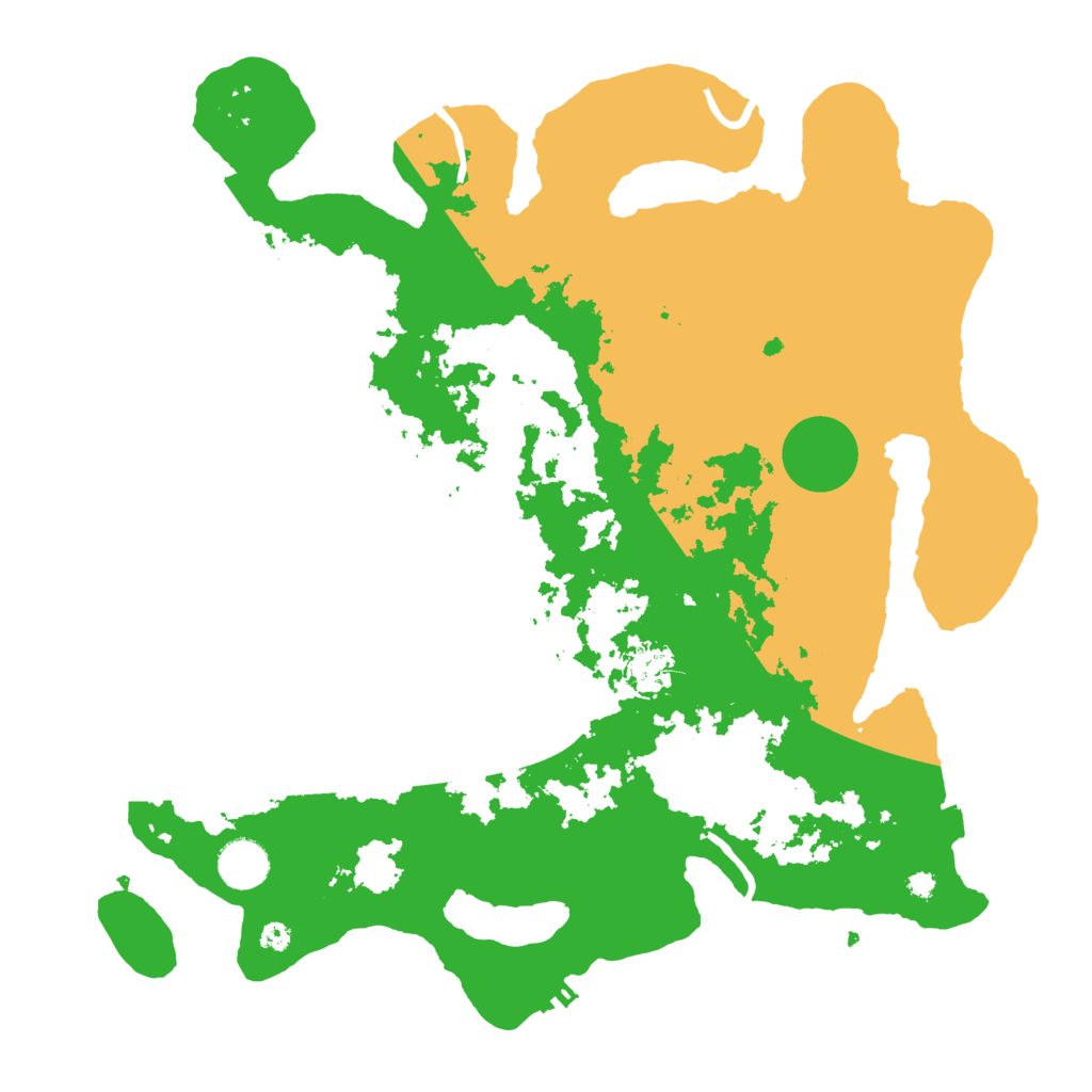 Biome Rust Map: Procedural Map, Size: 3800, Seed: 37573561