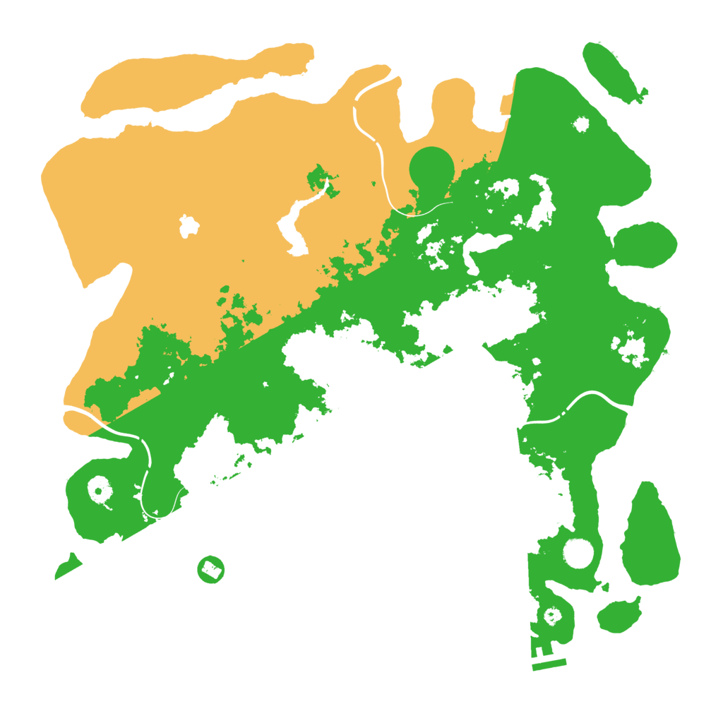 Biome Rust Map: Procedural Map, Size: 4250, Seed: 37117956