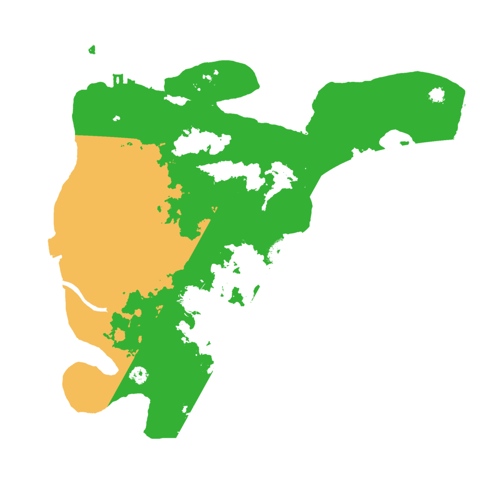 Biome Rust Map: Procedural Map, Size: 3000, Seed: 94658